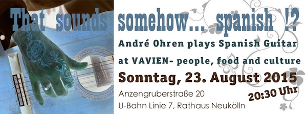 Spanische Gitarrenmusik live in Berlin